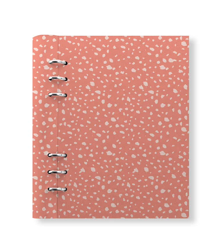 Clipbook Timeless A5 Notebook Speckles Coral