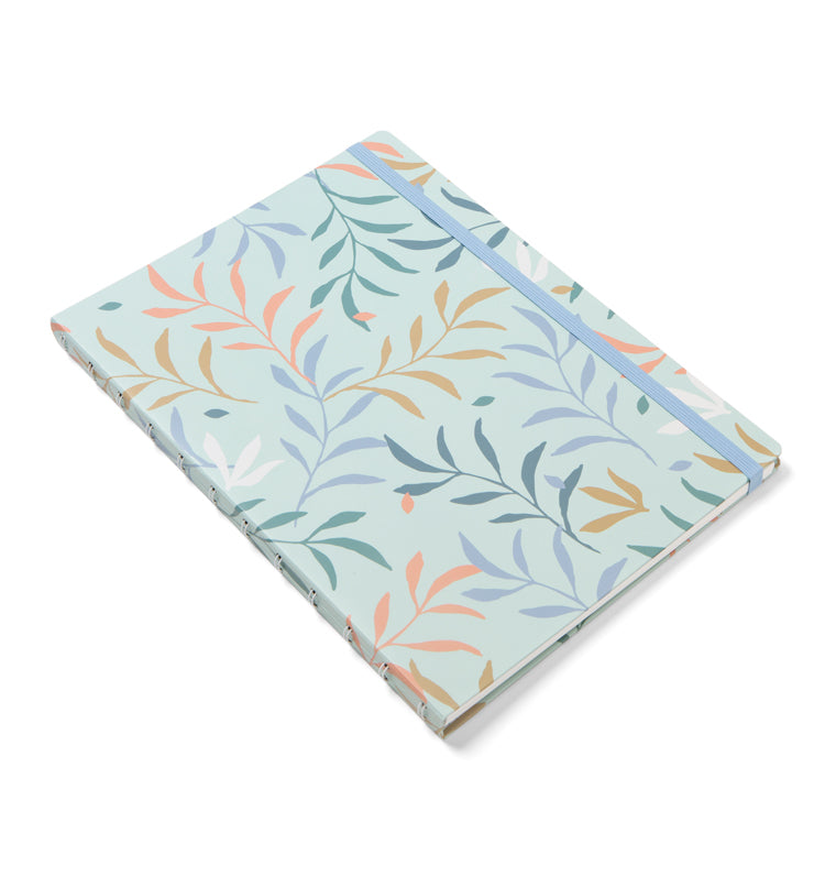 Botanical A4 Refillable Notebook Mint
