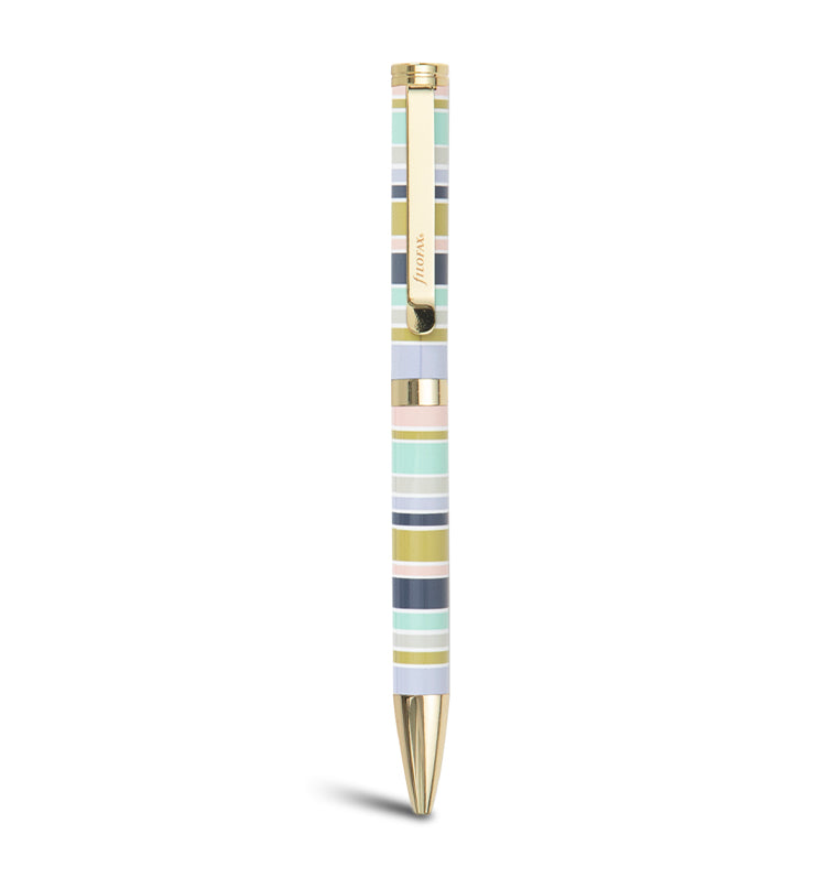 Filofax Good Vibes Ballpoint Pen - Stripes Design