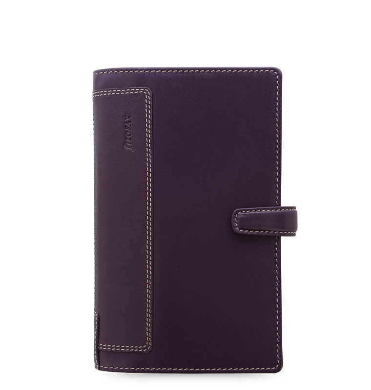 Holborn Personal Compact Leather Organiser Purple