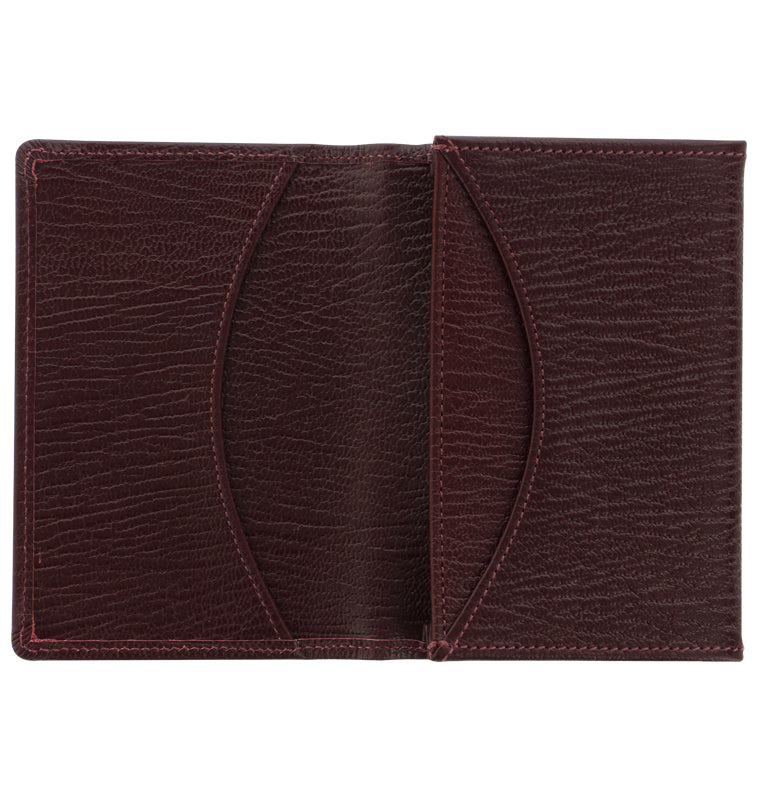 Chester Leather Business Card Holder Red