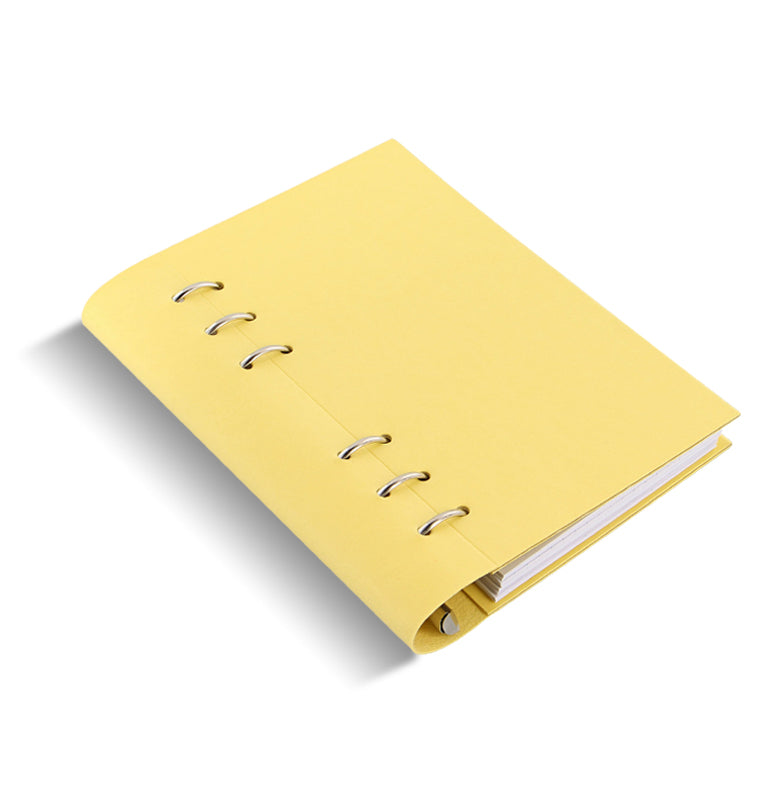 Clipbook Classic Pastels Personal Notebook Lemon
