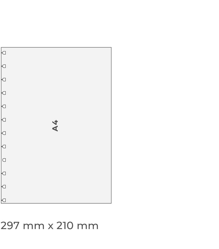 Filfox A4 Notebook Ruler NOTEBOOK REFILLS – Filofax UK