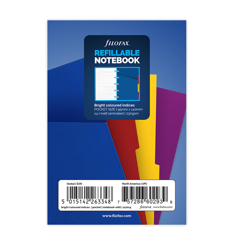 Bright Pocket Notebook Dividers