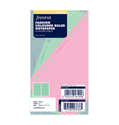 Recharges Feuilles Non Datées Pour Filofax A5 – Quadrillées, 6 Trous, Couleurs Variées - 1