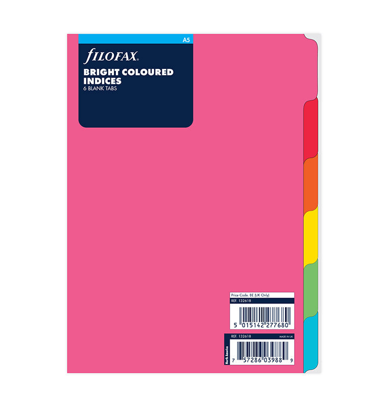 Bright A5 Dividers