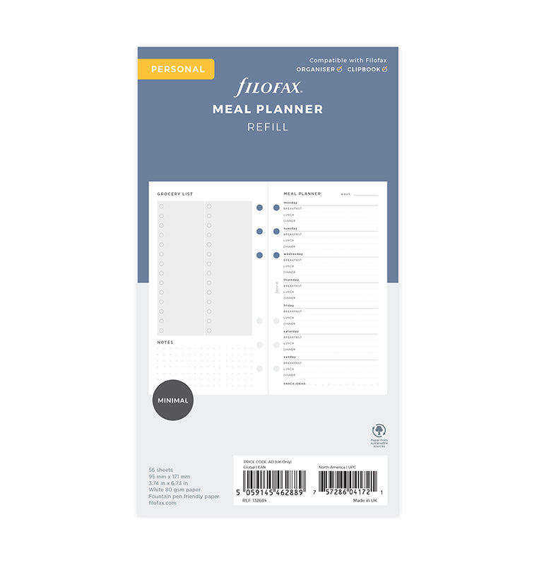 Meal Planner Refill - Personal