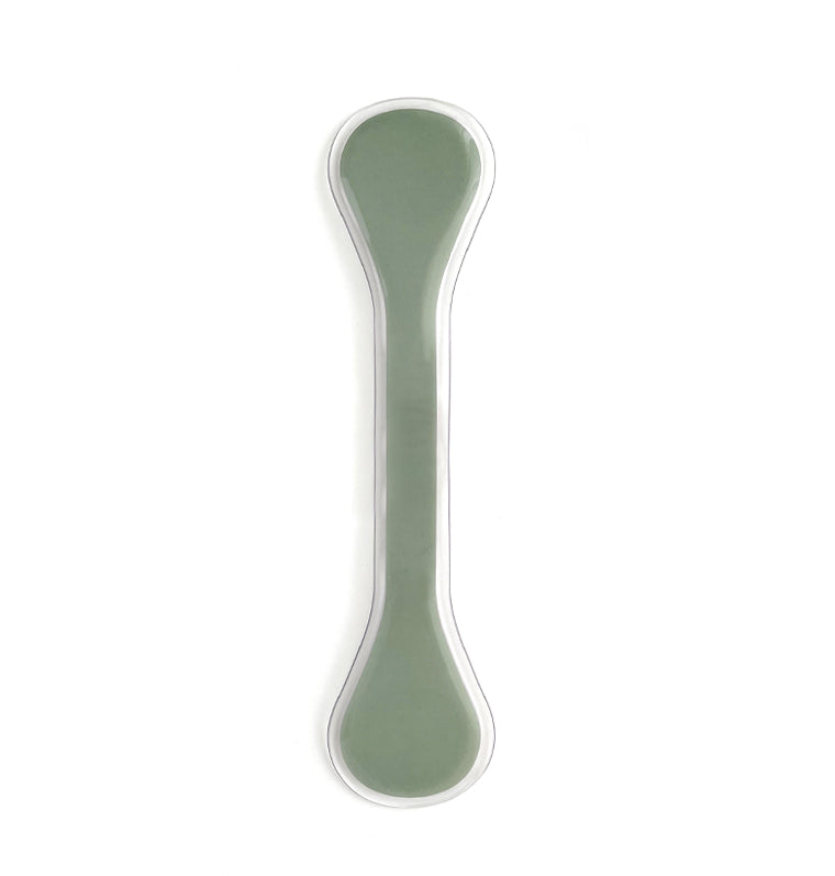 Portachiavi Filofax Norfolk In Pelle Morbida – Salvia, Con Clip E Anello Argento
