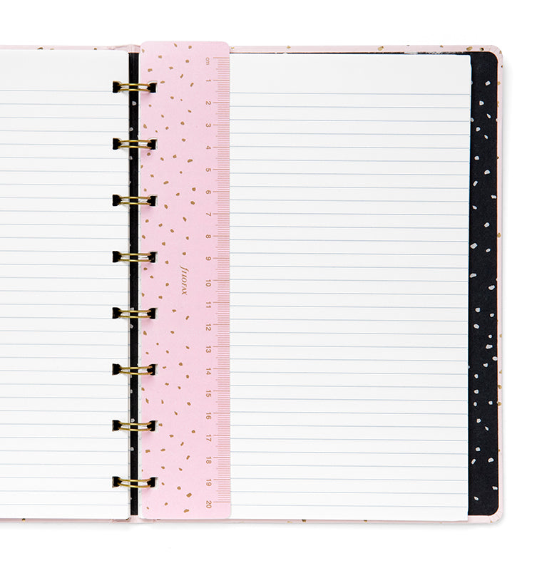 Confetti Refillable Notebook Ruler - A5