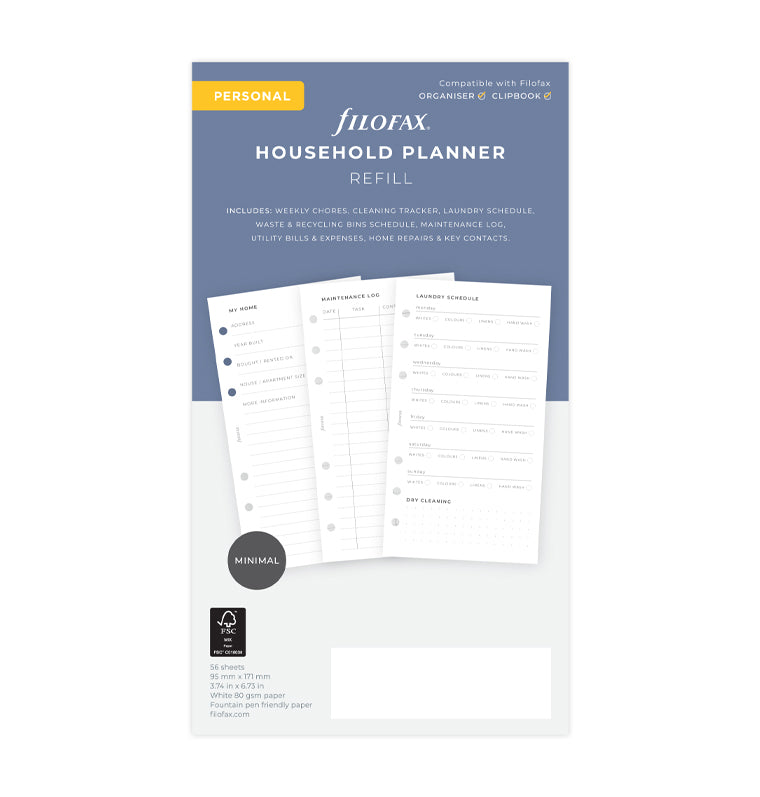 Household Planner Refill - Personal
