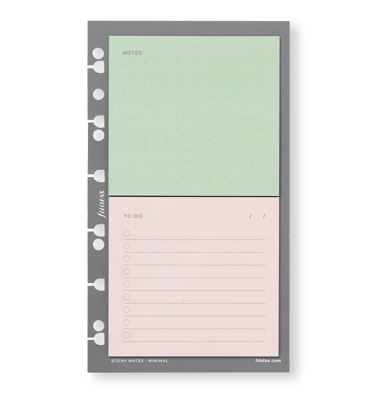 minimal sticky notes front