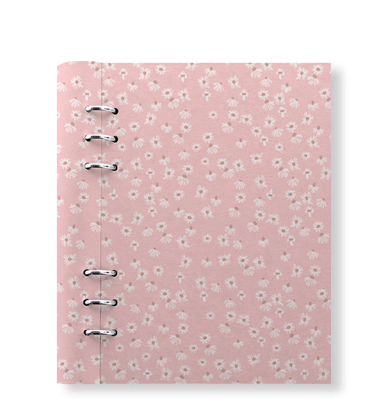 Clipbook Floral A5 Notebook Daisy Pink