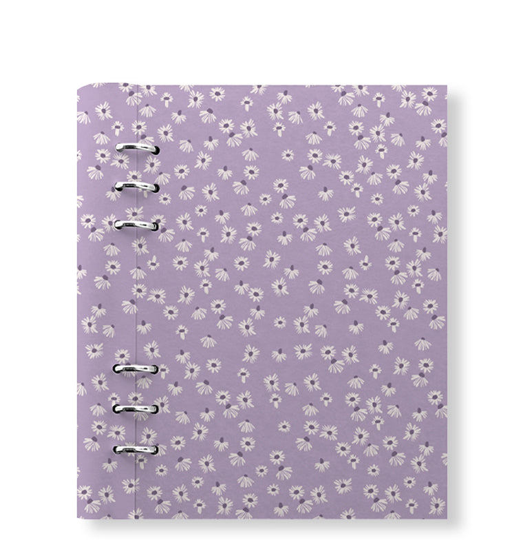 Clipbook Floral A5 Notebook Daisy Lilac