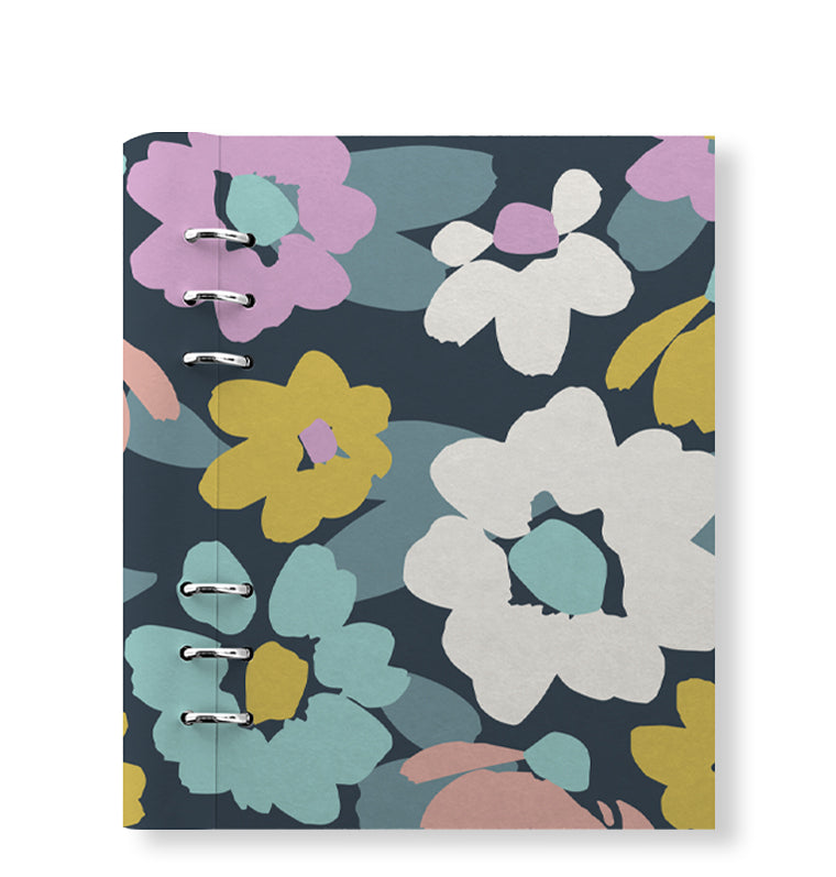 Clipbook Floral A5 Notebook Bloom Blue