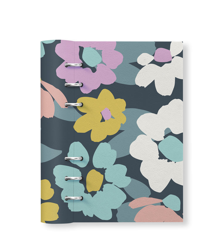 Clipbook Floral Personal Notebook Bloom Blue 
