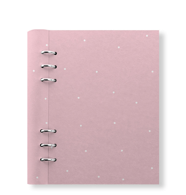 Clipbook Timeless A5 Notebook Polka Dot Pink
