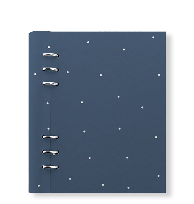 Clipbook Timeless A5 Notebook Polka Dot Indigo