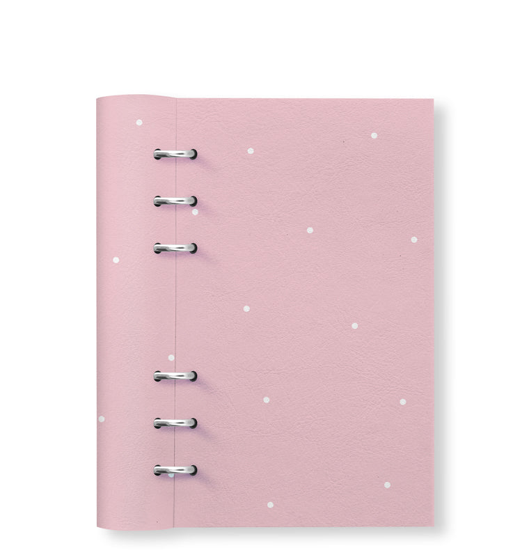 Clipbook Timeless Personal Notebook Polka Dot Pink