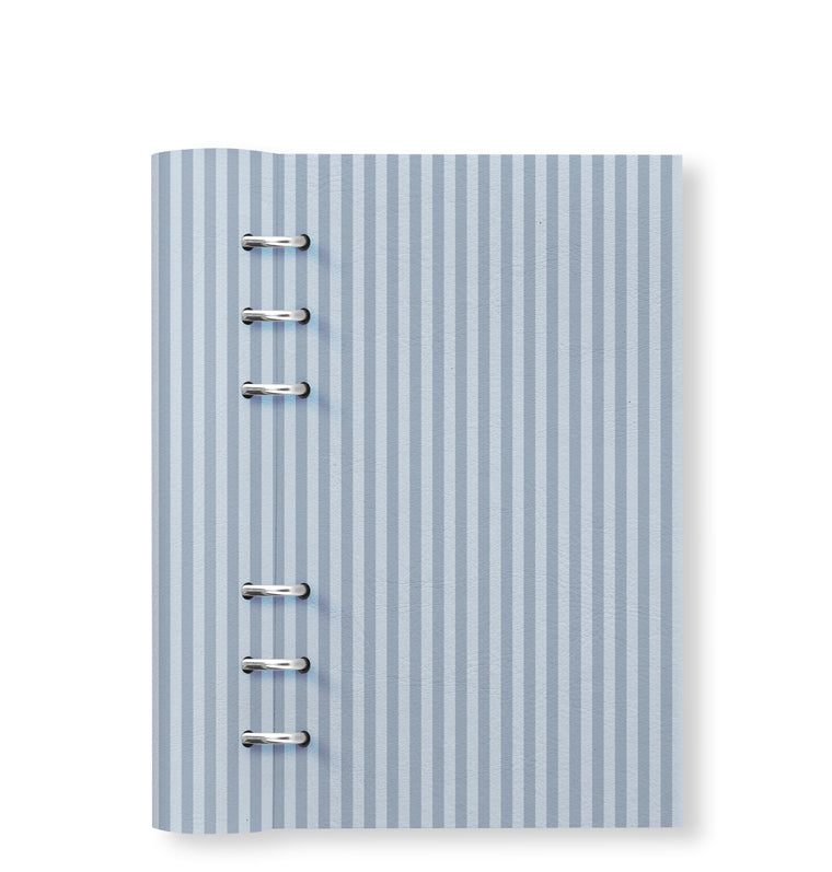 Clipbook Timeless Personal Notebook Stripes Sky