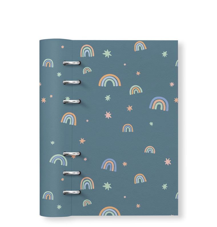 Clipbook Joy Personal Notebook Rainbow Teal