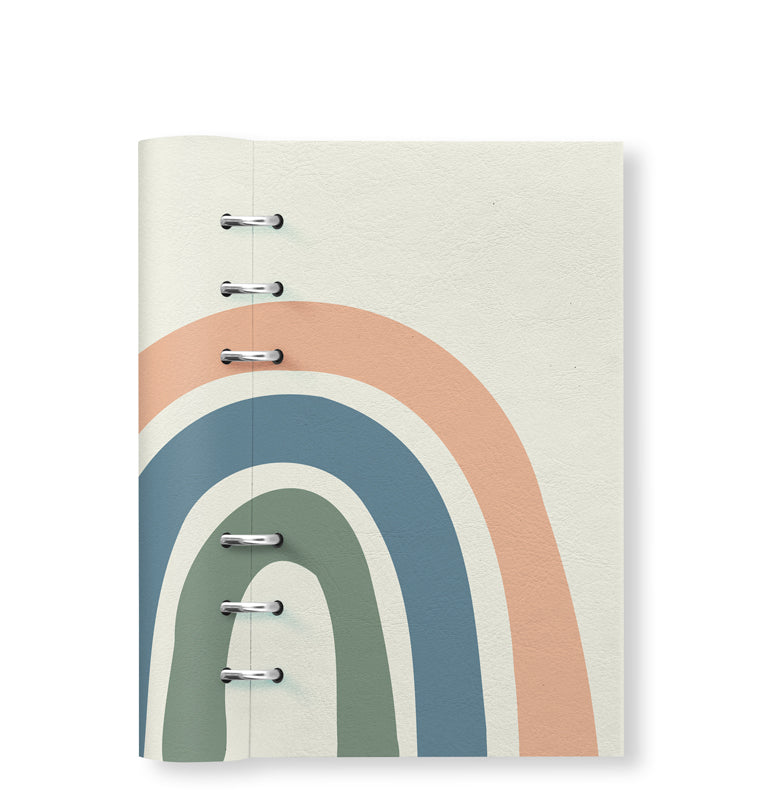 Clipbook Joy Personal Notebook Rainbow Cream