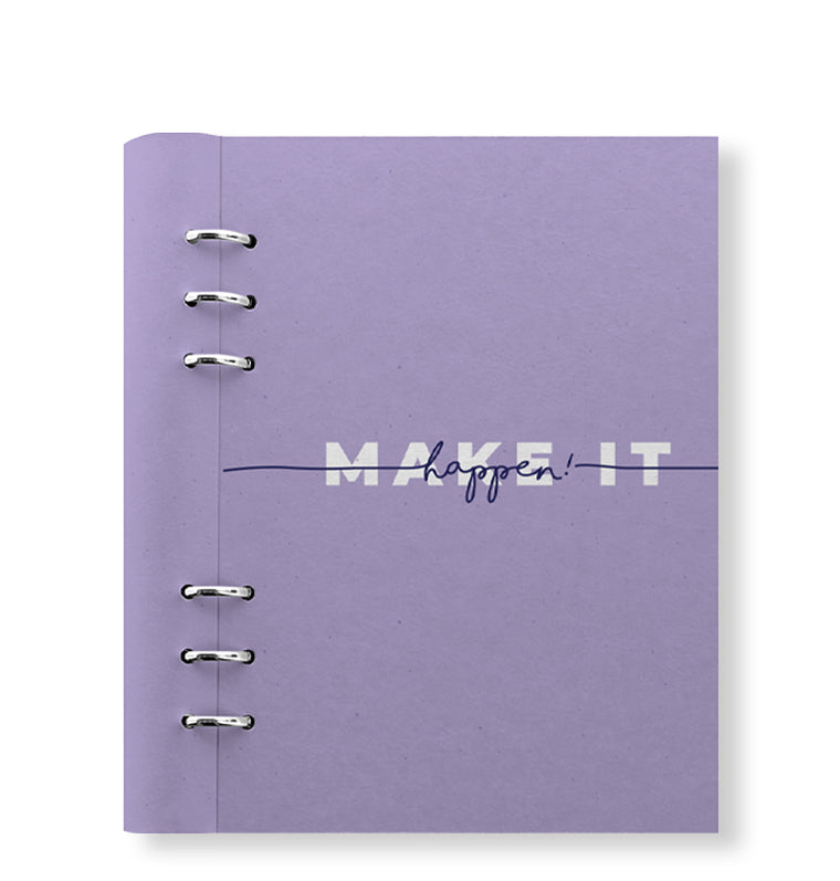 Clipbook Quotes A5 Notebook Make it happen
