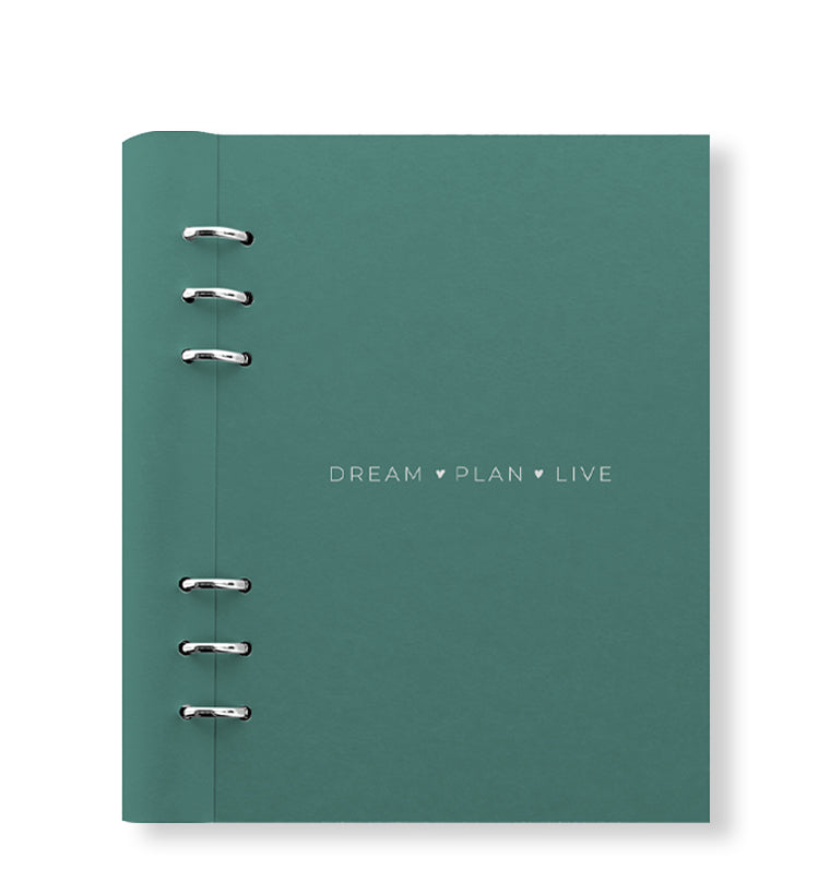 Clipbook Quotes A5 Notebook Dream, plan, live