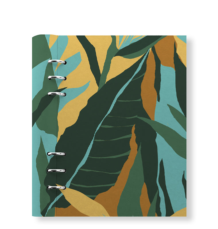 Clipbook Plants A5 Notebook Tropical Aqua