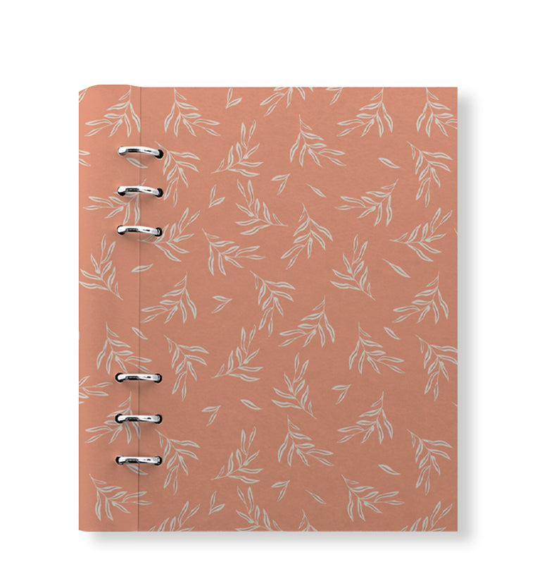 Clipbook Plants A5 Notebook Leaves Blush