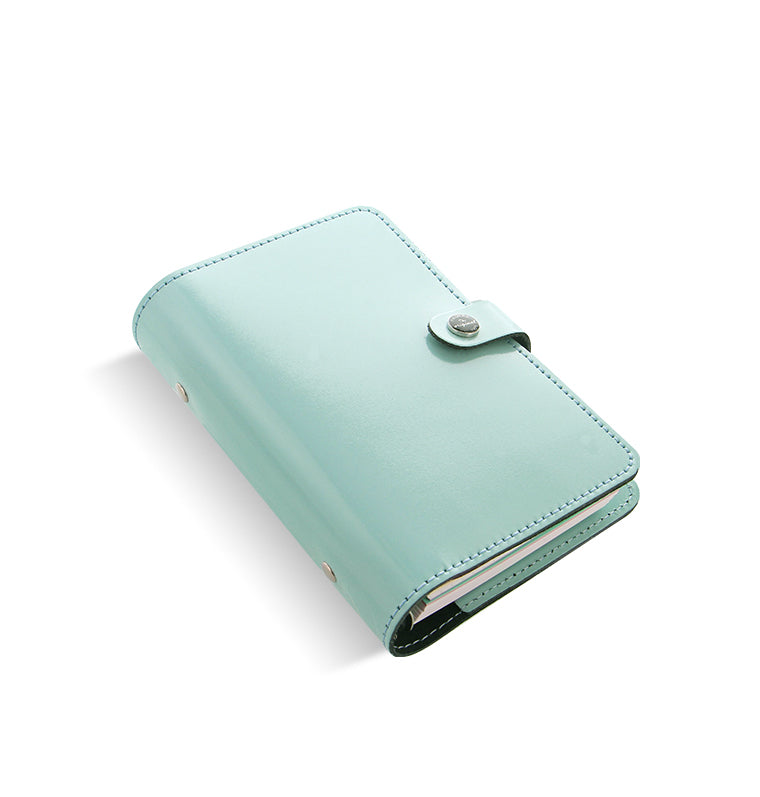 The Original Patent Personal Leather Organiser Duck Egg