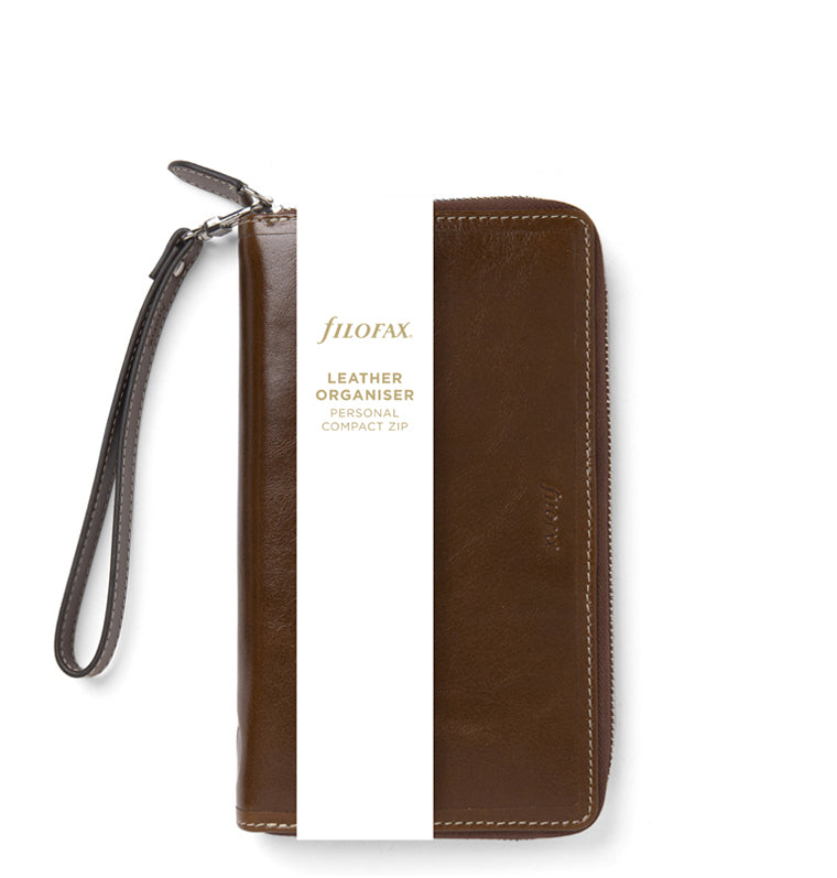 Malden Leather Organiser - Personal Compact Zip | Filofax – Filofax UK