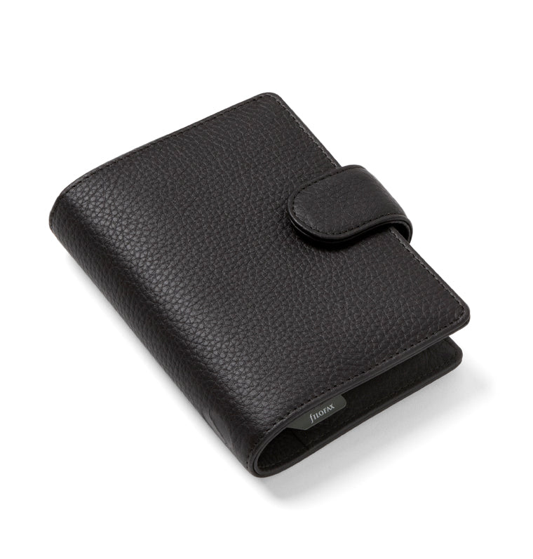 Filofax Norfolk Pocket Leather Organiser in Espresso Brown