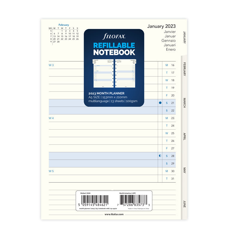 Buy PRINTED A5 Christmas Planner 2023 Inserts for Filofax LV GM Online in  India 