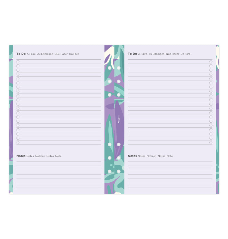 Floral Illustrated Diary Refill Pack - A5 2025 Multilanguage