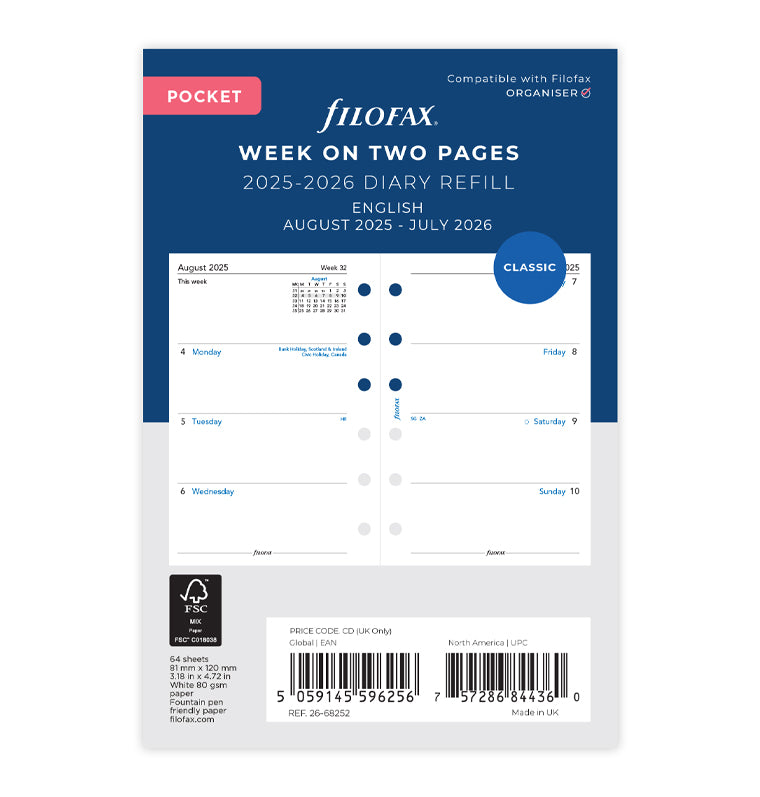 A5 Settimana Per Pagina Con Note 5 Lingua 2025 On - Foto 10