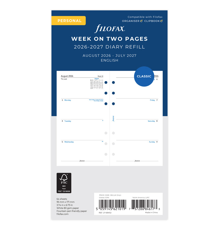 Filofax UK: Quality Organisers, Diaries, Notebook, Refills & more