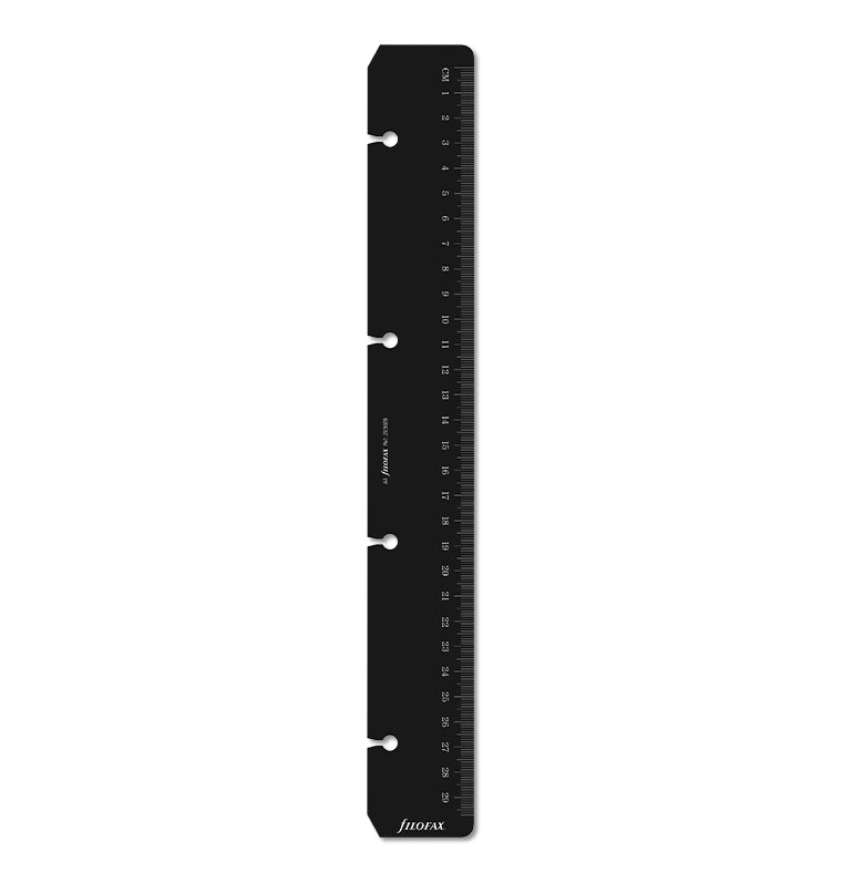 A4 Clip In Ruler Ruler Page Marker Black A4 - Filofax – Filofax UK