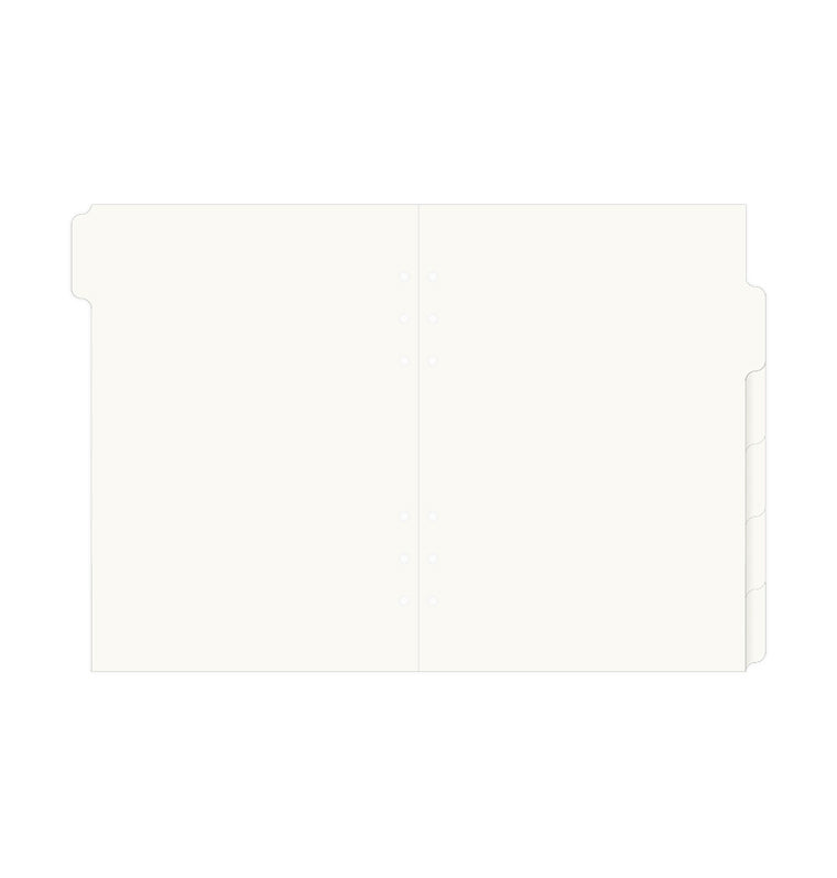 Cotton Cream Dividers - A5