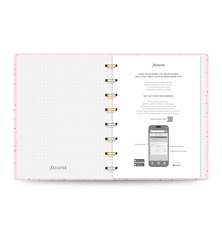 Confetti A5 Planner Rose Quartz 2025 25-68293