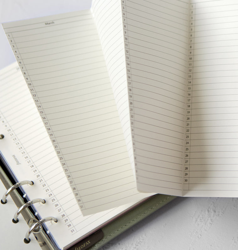 Accessorio Ufficio Pelle Filofax Personal Compact Zip In Pelle Malden | Organizer Con Cinturino Da Polso - Colore Ocra Filofax Pop - Foto 12