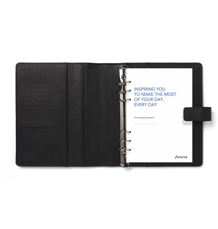 Filofax Norfolk – Organizador Taaño A5, Color Espresso, Cuero Suave De