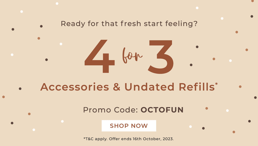 4 for 3 Across Accessories & Undated Refills! Use code: OCTOFUN