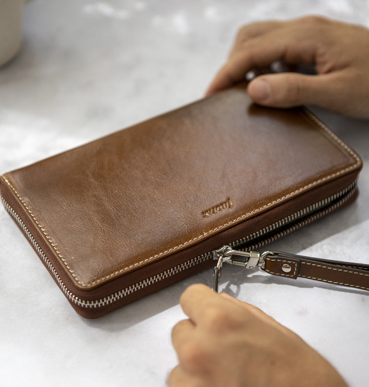 Malden Leather Organiser - Personal Compact Zip | Filofax – Filofax UK