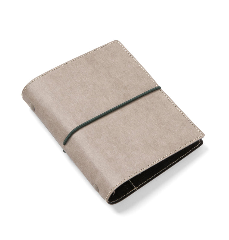 Organizer Tascabile Filofax Eco Essential - Grigio Cenere, Con Agenda E Ricariche, Vegano, Carta Riciclata FSC