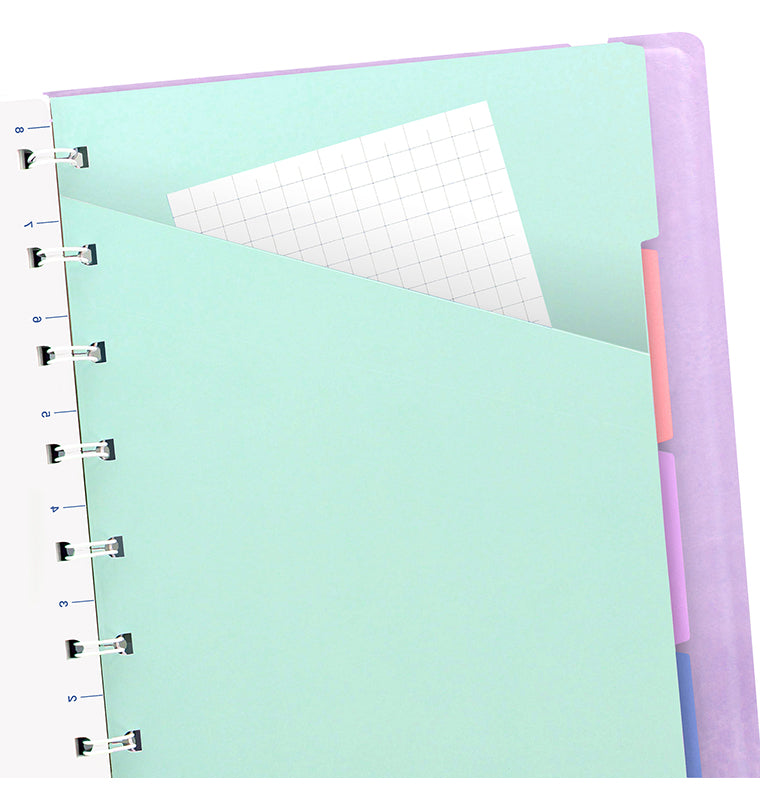 Classic Pastels A5 Refillable Notebook Orchid