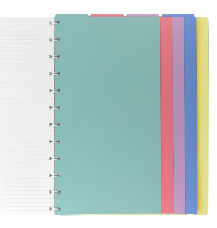 Classic Pastels A4 Refillable Notebook Lemon