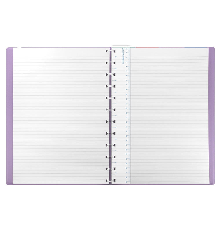 WHSmith Purple Wiro Bound A4 Notebook