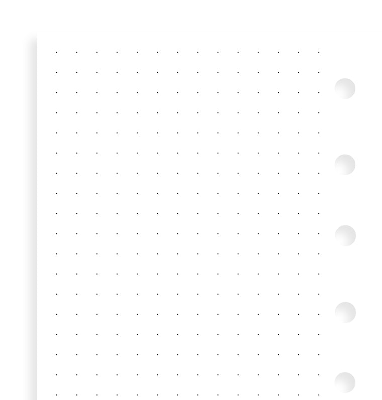 Dotted Journal Refill - Pocket