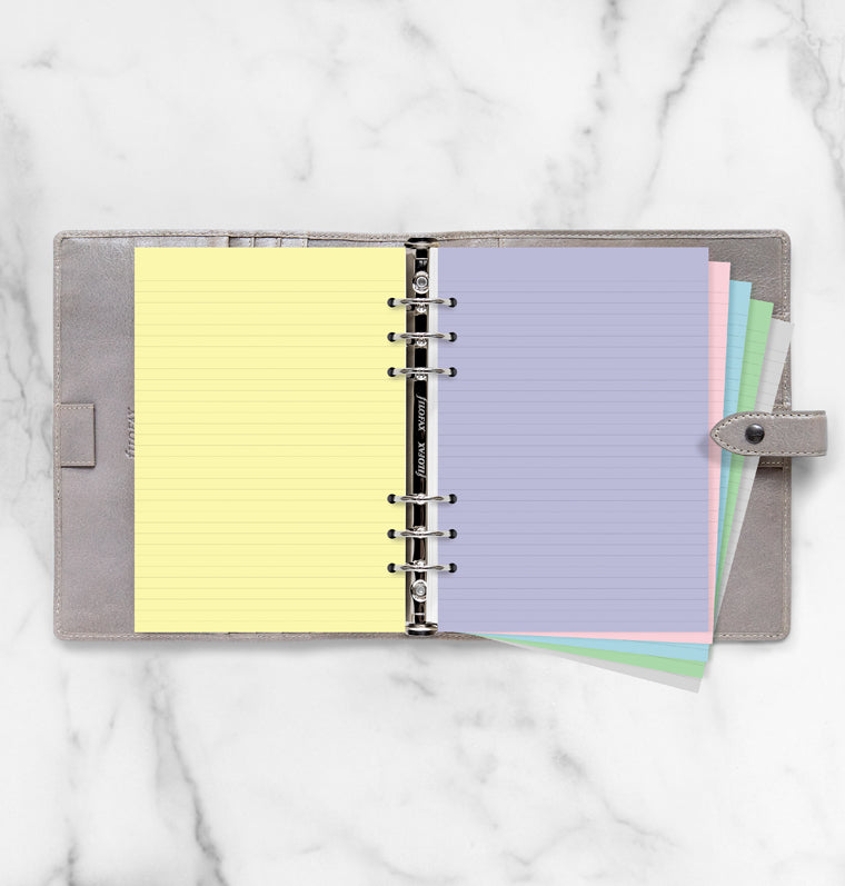 Pastel Ruled Notepaper Refill - A5