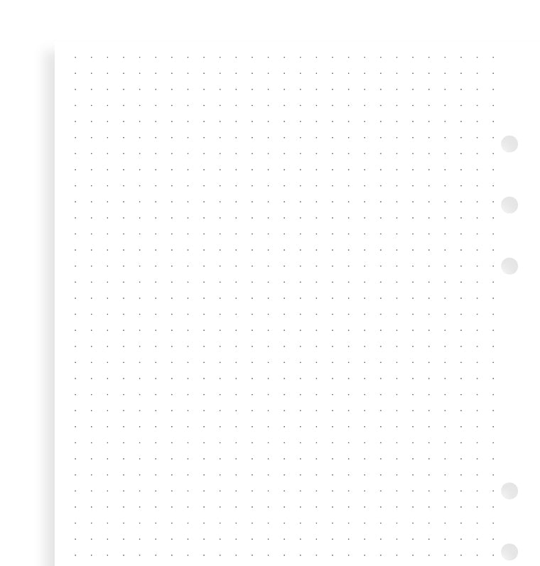 Dotted Journal Refill - A5